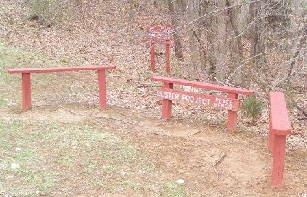 File:WPSP Lake Hollow Trail - Ulster Project Peach Bench.JPG