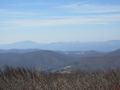 Looking south towards, Grandfather Mountain and Sugar Mountain