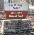 Guest River Gorge - Jefferson National Forest sign.JPG