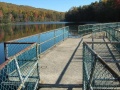 Dam crossing at Bays Mountain Park - Photo by Vic Hasler