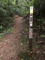 Trailhead signpost
